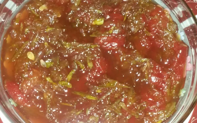 Geléia de casca de Melancia