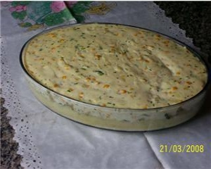 Bacalhau ao molho branco e purê