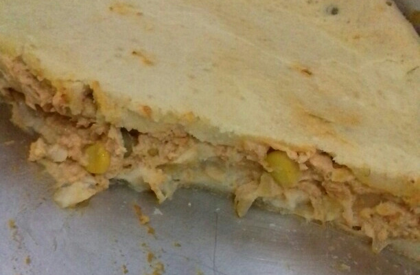 Torta de frango rápido e fácil