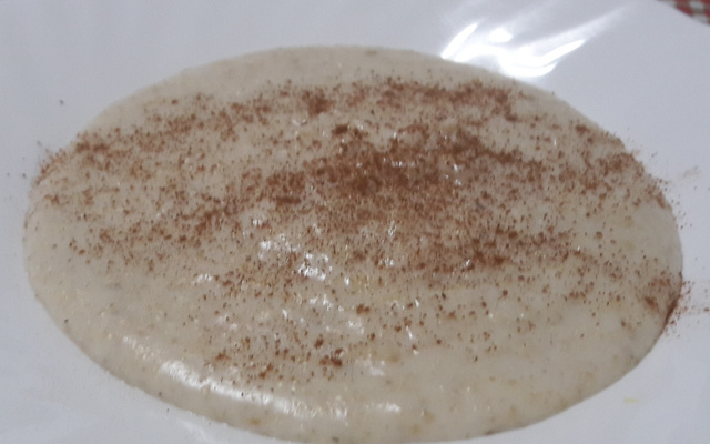 Mingau de aveia rapidinho