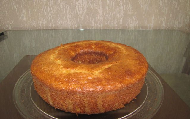 Bolo de fubá da Nicolle