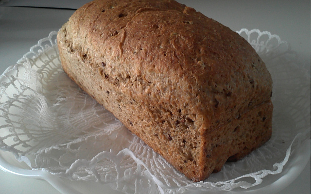 Pão integral caseiro