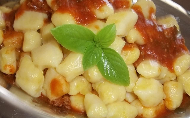 Nhoque de mandioquinha