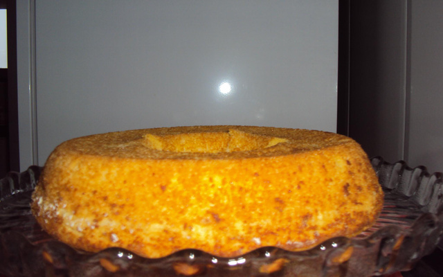 Bolo cremoso de fubá