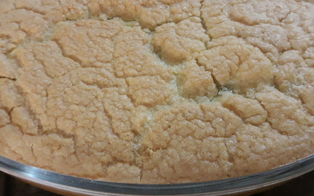 Torta de jiló com bacon do Lúcio Cezar