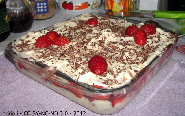 Torta sensação de morango