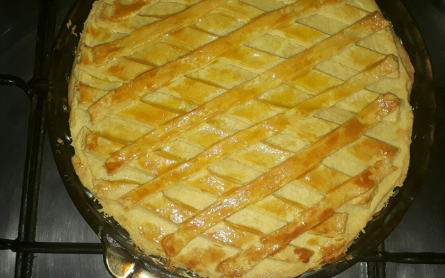 Empadão de frango com palmito