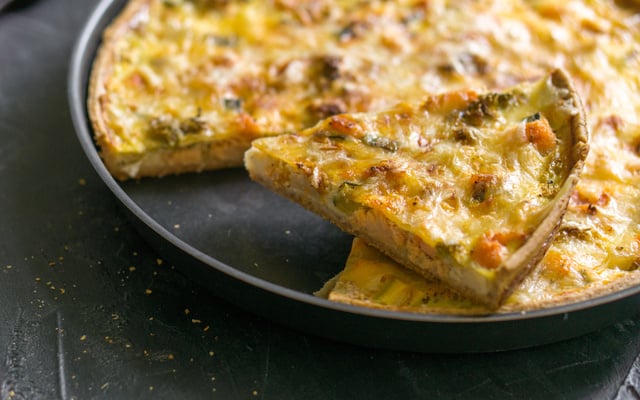 Quiche de bacalhau