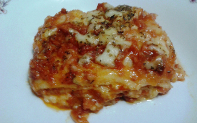 Lasanha ao Molho de Calabresa