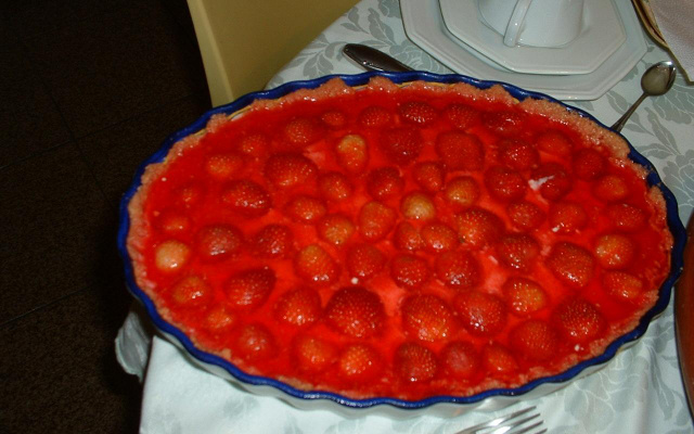 Deliciosa torta de morango