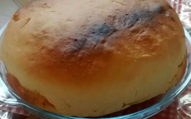 Pão caseiro com fermento biológico