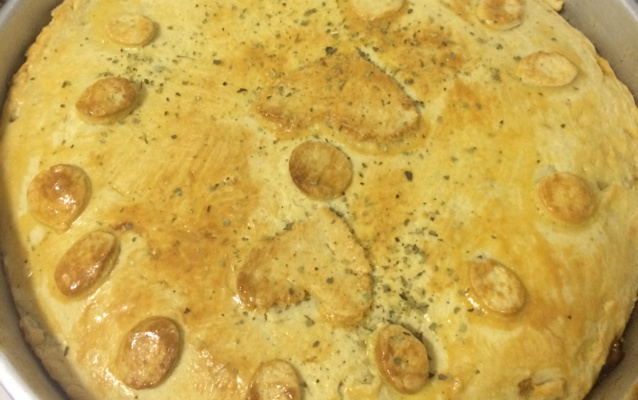 Empadão de frango da Lucia