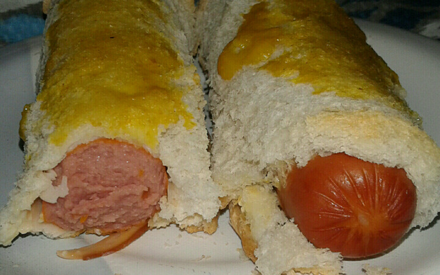 Enroladinho de salsicha