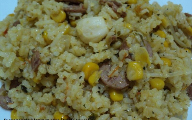 Arroz com linguiça