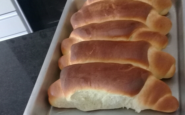 Pão caseiro fofinho da Rosa