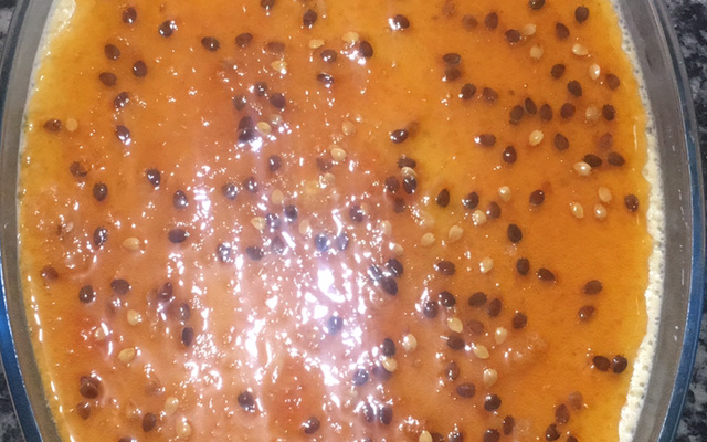 Mousse "mara" de maracujá