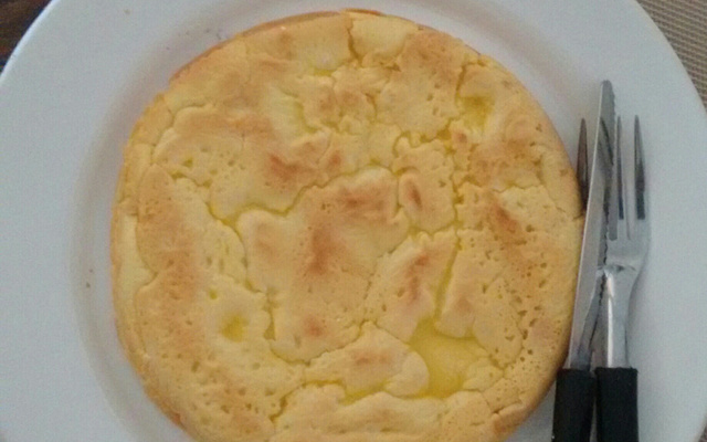 Pão de queijo de frigideira fitness