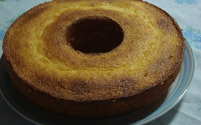 Bolo de farinha de milho