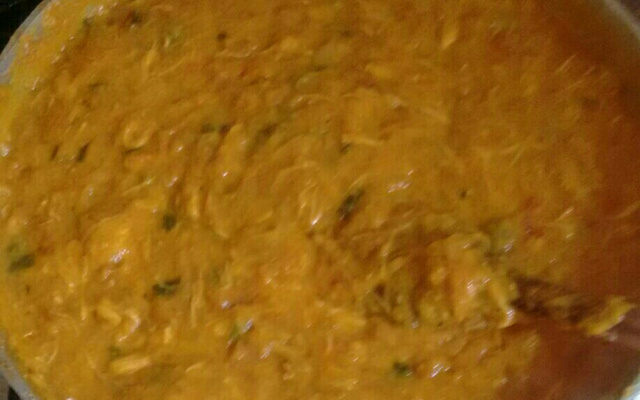 Vatapá de camarão com frango