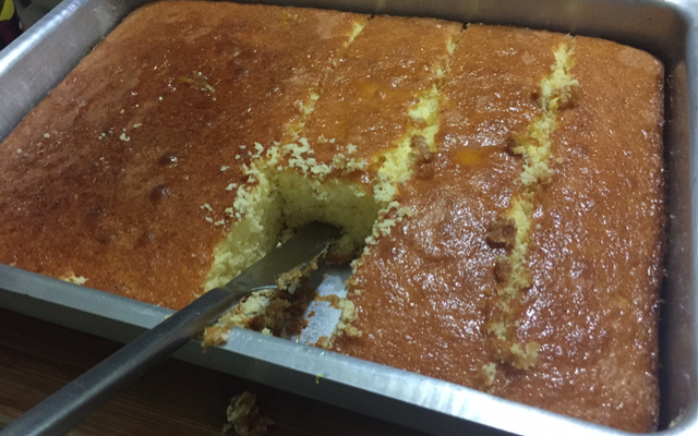 Bolo de laranja de liquidificador