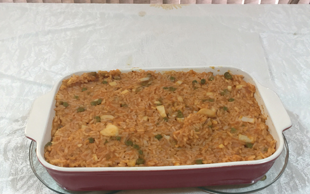 Arroz temperado da Wanda