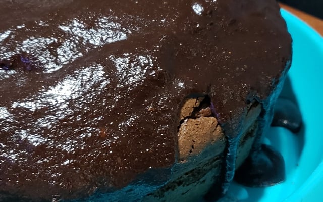 Bolo de chocolate simples