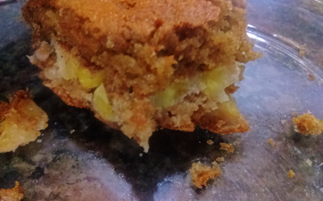 Bolo de banana integral sem lactose