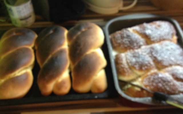 Pão doce de leite condensado de liquidificador