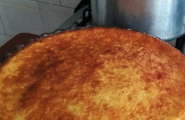 Flan de morango de liquidificador