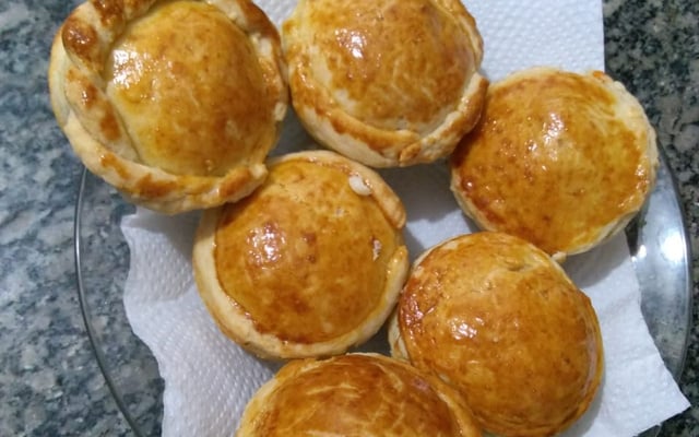 Pastel de forno tipo massa podre