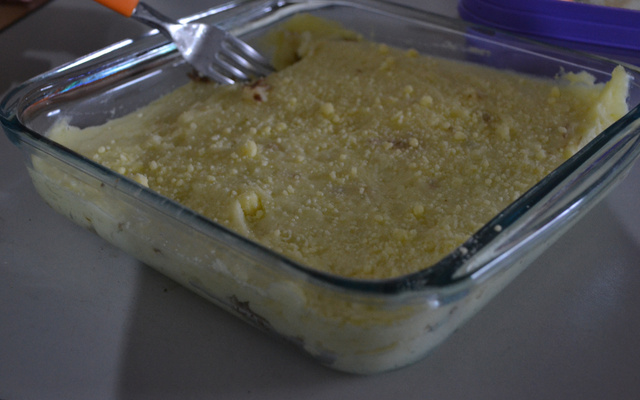 Escondidinho de carne de sol rápido