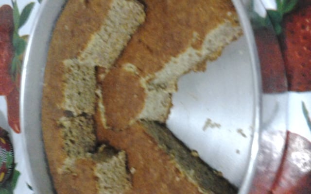 Bolo de banana prata