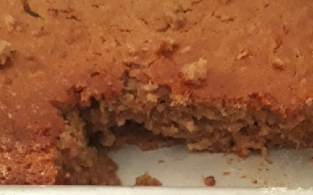 Bolo integral com iogurte e banana