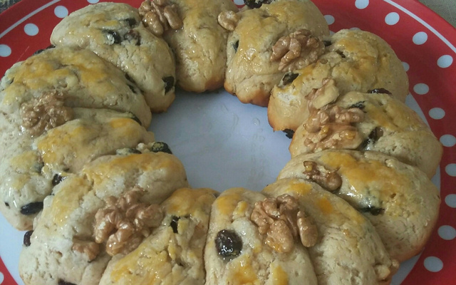 A minha deliciosa rosca de nozes