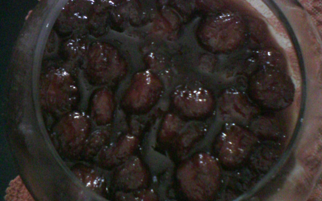 Doce de banana em calda