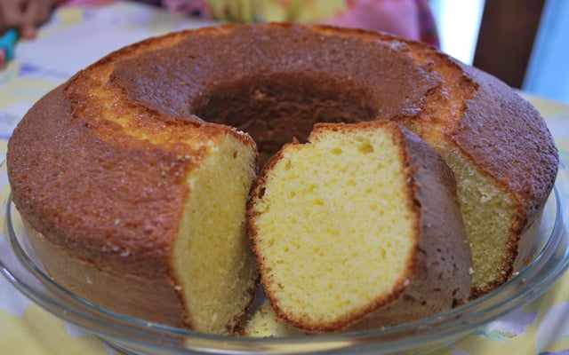 Bolo de fubá fofinho