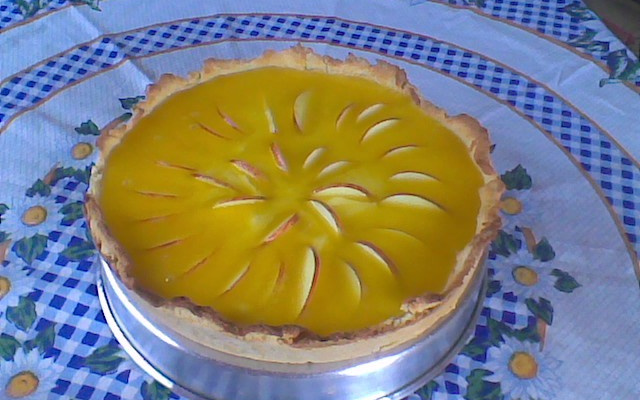 Torta de maçã escondidinha