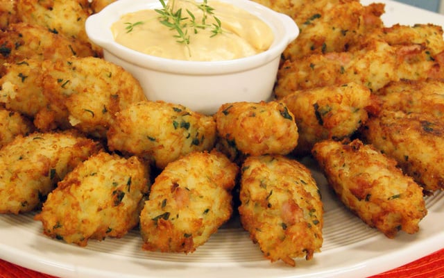 Bolinho de chuva de salsicha