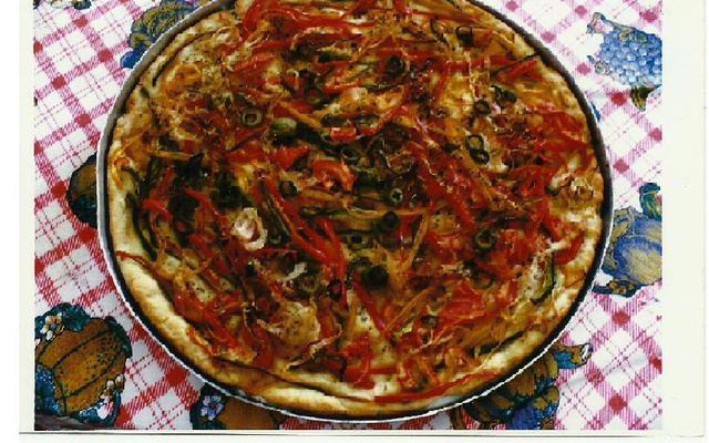 Pizza salada da vó Dirce