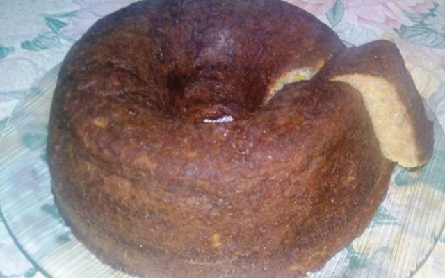 Bolo de banana amassada