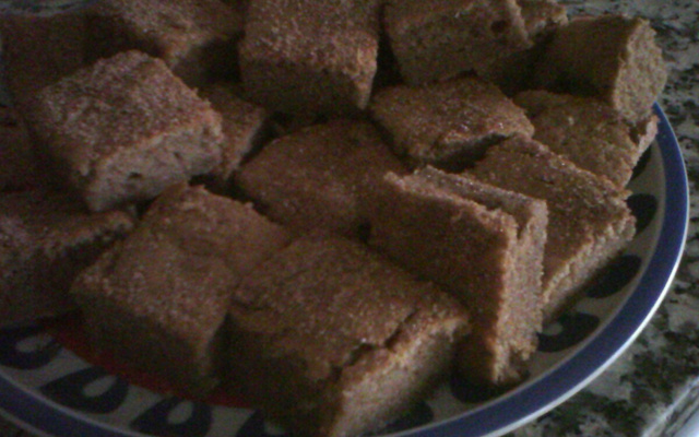 Bolo de banana no liquidificador