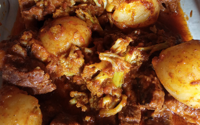 Peito de boi feito na panela de pressão