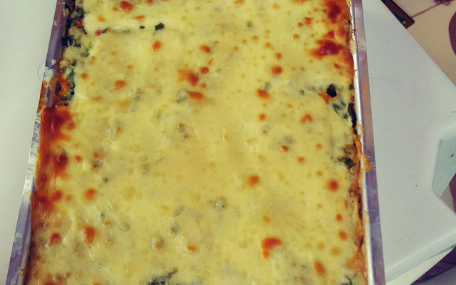 Torta de bacalhau com requeijão