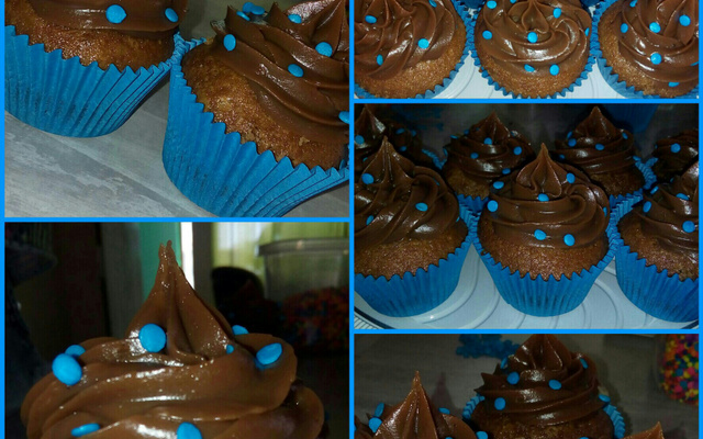 Cupcake de chocolate
