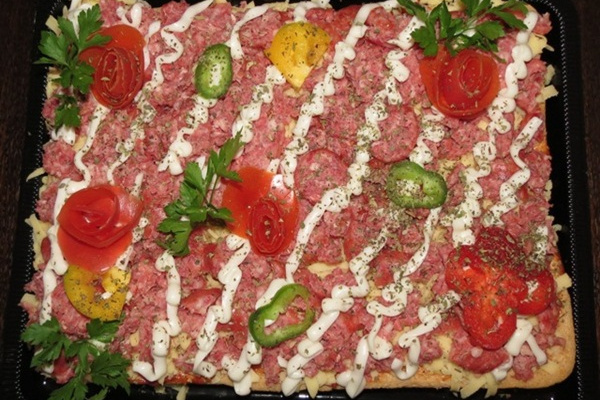 Focaccia de linguiça Blumenau