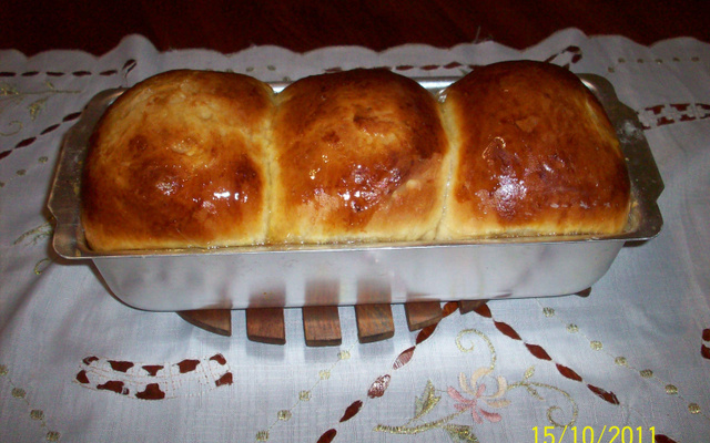 Pão doce de leite condensado