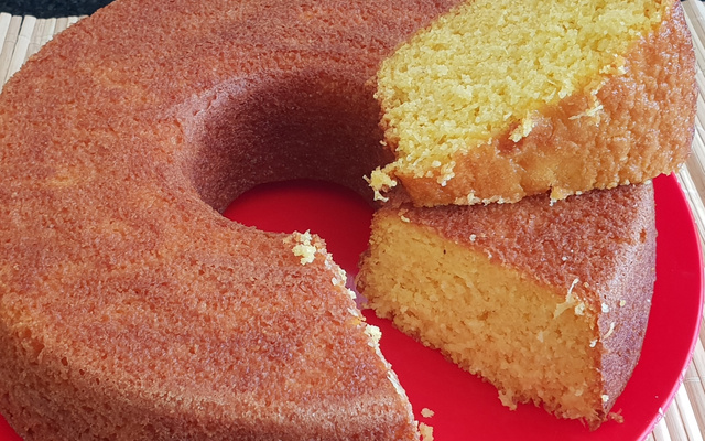 Bolo de milho fofinho