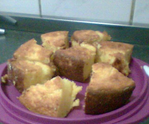 Bolo cremoso de fubá