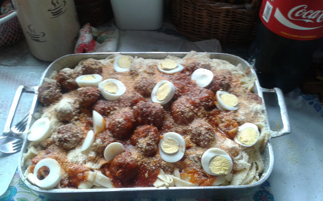 Almôndegas com bacon