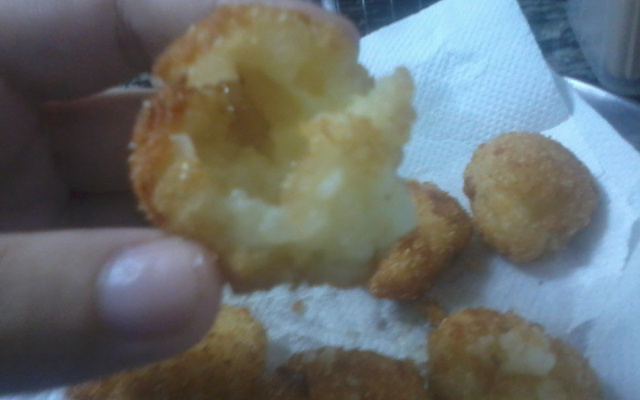 Bolinho frito de tapioca